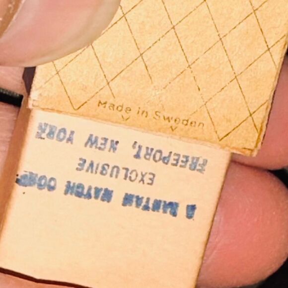 Vintage RARE Blue and White Grecian Match box from Bantam Match Corp. as new - Picture 10 of 10